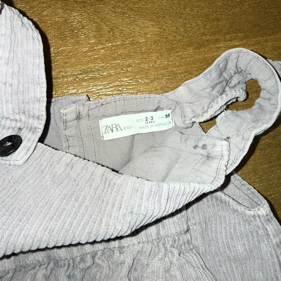 Zara Kids Corduroy Overalls in Lavender - Picture 5 of 5